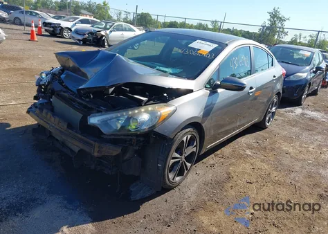 2016 Kia Forte Ex из США, поврежденный, VIN KNAFX4A88G5455237